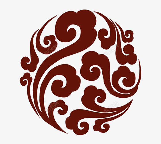 传统圆形云纹png免抠素材_新图网 https://ixintu.com 中国风 云纹 云锦花纹 传统边框 古典 古风 吉祥 圆形 圆形云纹 如意纹 镂空