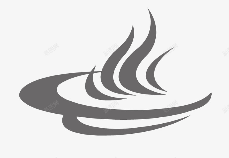 灰色火锅标志矢量图图标ai_新图网 https://ixintu.com LOGO logo欣赏 logo设计师 logo配色 免费 标志 火 火锅 火锅LOGO 火锅标志 矢量图