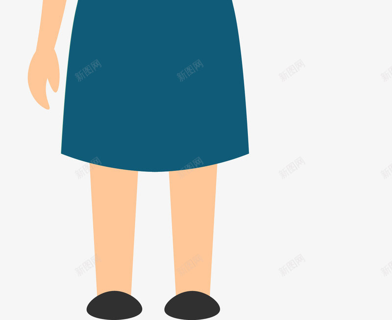 卡通扁平化女孩图png免抠素材_新图网 https://ixintu.com 中学生 人物 卡通人物图 卡通图 卡通高中生 学生 学生图 矢量人物 矢量学生 矢量高中生 高中生