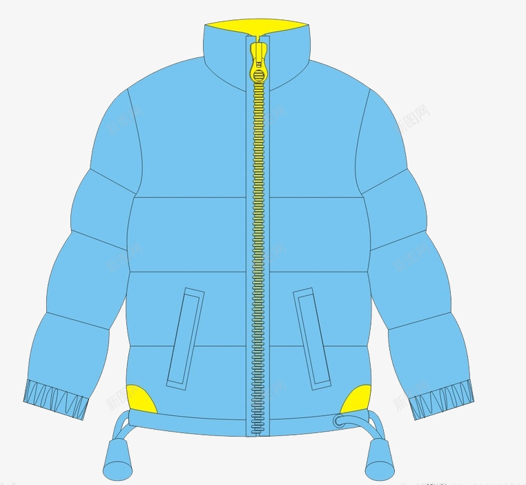 羽绒服png免抠素材_新图网 https://ixintu.com 保暖 冬天 羽绒服
