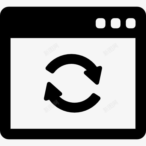 更新Windows图标png_新图网 https://ixintu.com Web界面 刷新 升级 更新 网页