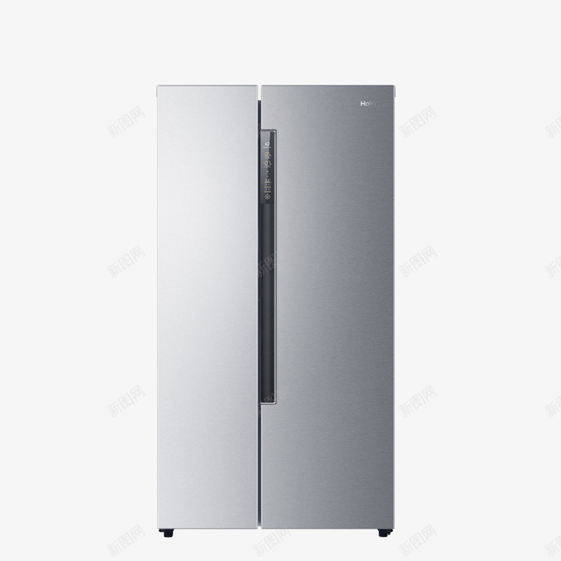 银色双开门冰箱png免抠素材_新图网 https://ixintu.com Haier海尔 产品实物 冰箱 双开门冰箱 变频无霜 家用冰箱 对开门 银色双开门冰箱