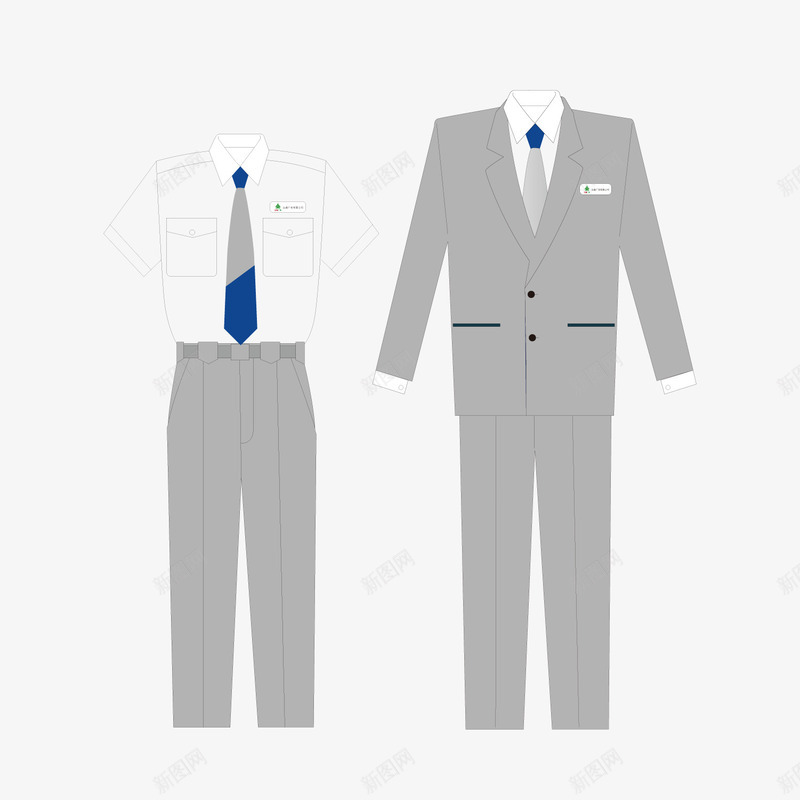 灰色质感商务男士西服png免抠素材_新图网 https://ixintu.com 商务 商务男士 灰色 男士 西服 质感