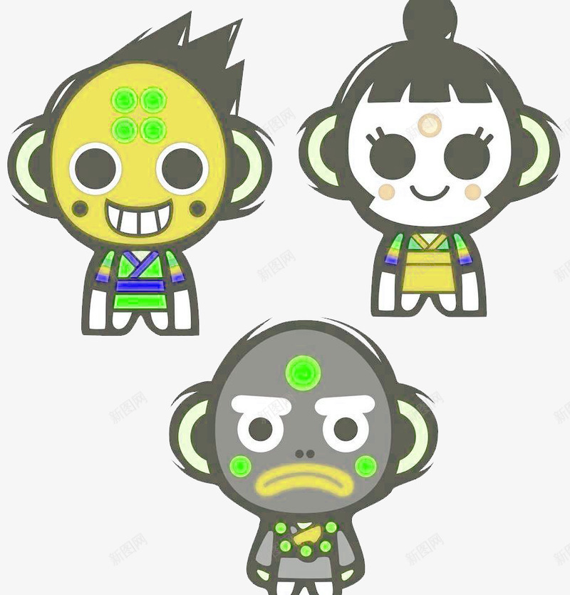 表情卡通png免抠素材_新图网 https://ixintu.com 卡通 开心 怒火表情 搞怪