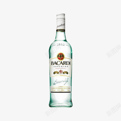 朗姆酒png免抠素材_新图网 https://ixintu.com 产品实物 白朗姆酒 百加得 进口高度洋酒
