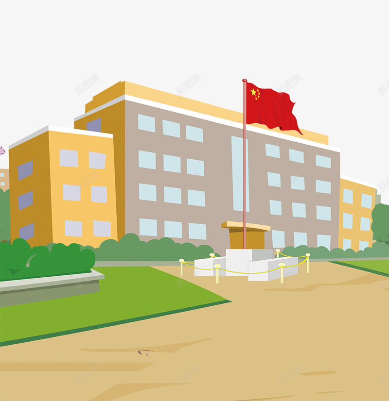 我们毕业了校园图案psd免抠素材_新图网 https://ixintu.com 卡通 学校 学校场景 我们毕业了 操场 树 毕业季 跑道 青春不散场