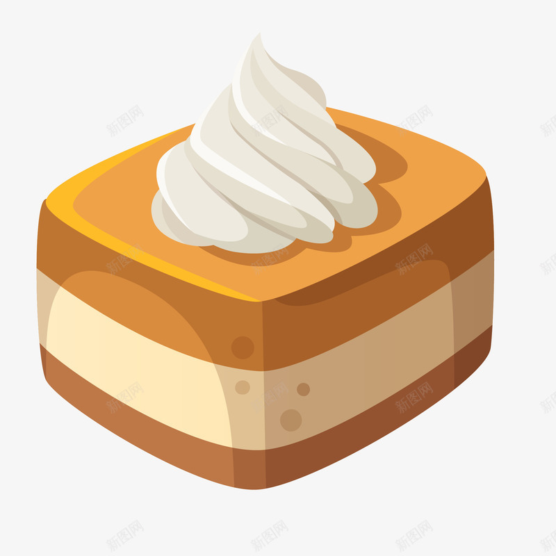 卡通蛋糕矢量图ai免抠素材_新图网 https://ixintu.com PNG图 PNG图下载 创意卡通 卡通 卡通插图 插图 甜点 糕点 蛋糕 矢量图