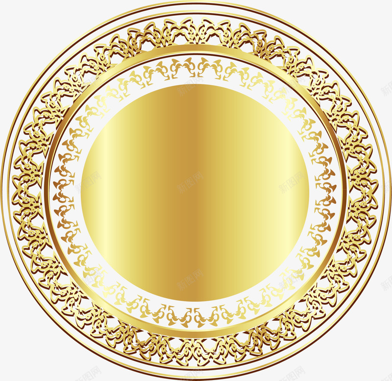 圆形美景花纹闪耀png免抠素材_新图网 https://ixintu.com 圆形 美景 花纹 设计 闪耀