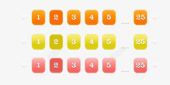 网站左右翻页图标png_新图网 https://ixintu.com icon 左右翻页 网页页脚 翻页图标
