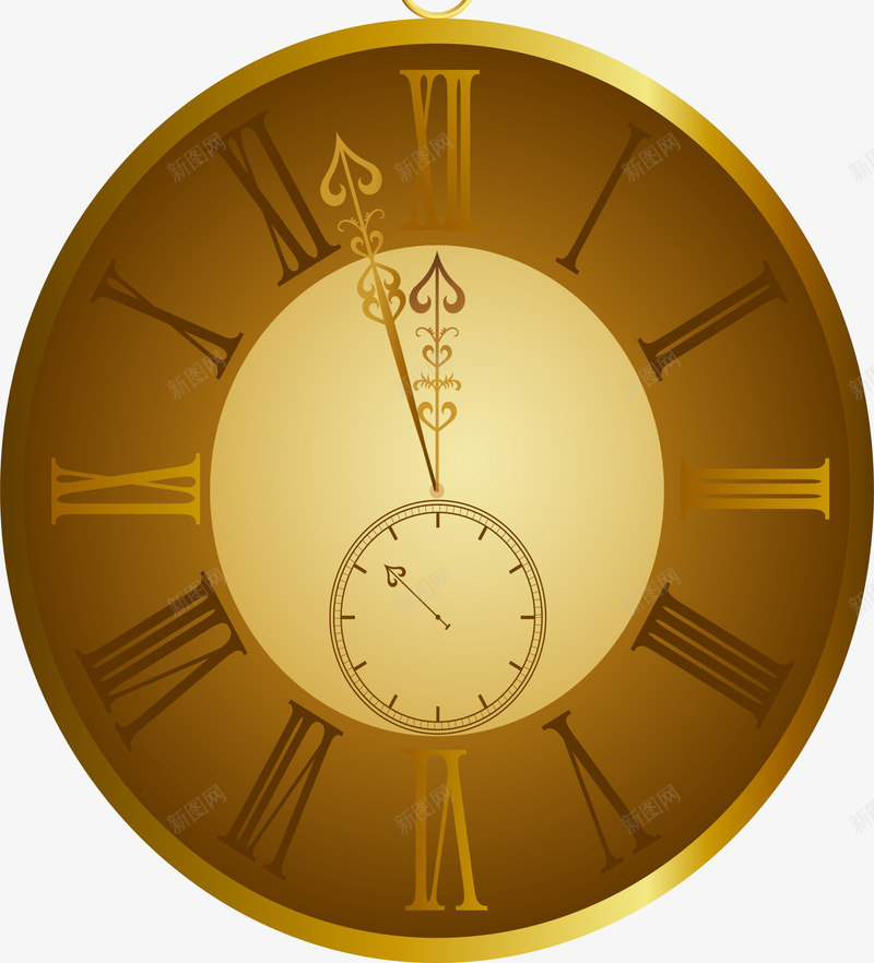 古朴黄色怀表png免抠素材_新图网 https://ixintu.com 古典怀表 古朴怀表 高端怀表 高贵怀表 黄色怀表 黄色指针