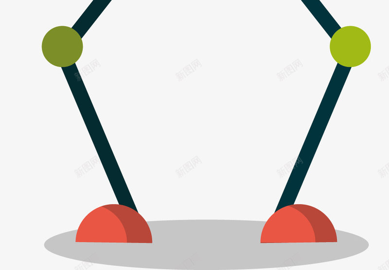 开心的机器人矢量图ai免抠素材_新图网 https://ixintu.com 卡通 手绘 方形 机器人 粉色 红色 蓝色 矢量图