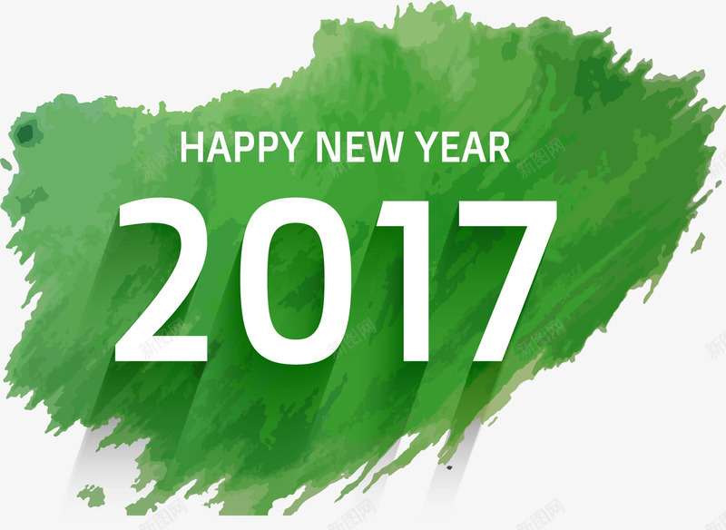 绿色涂鸦背景2017png免抠素材_新图网 https://ixintu.com 2017 水墨背景 涂鸦 白色 绿色