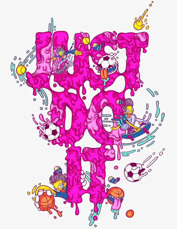 耐克LOGO图标png_新图网 https://ixintu.com DO IT JUST NIKE 涂鸦 耐克运动品牌