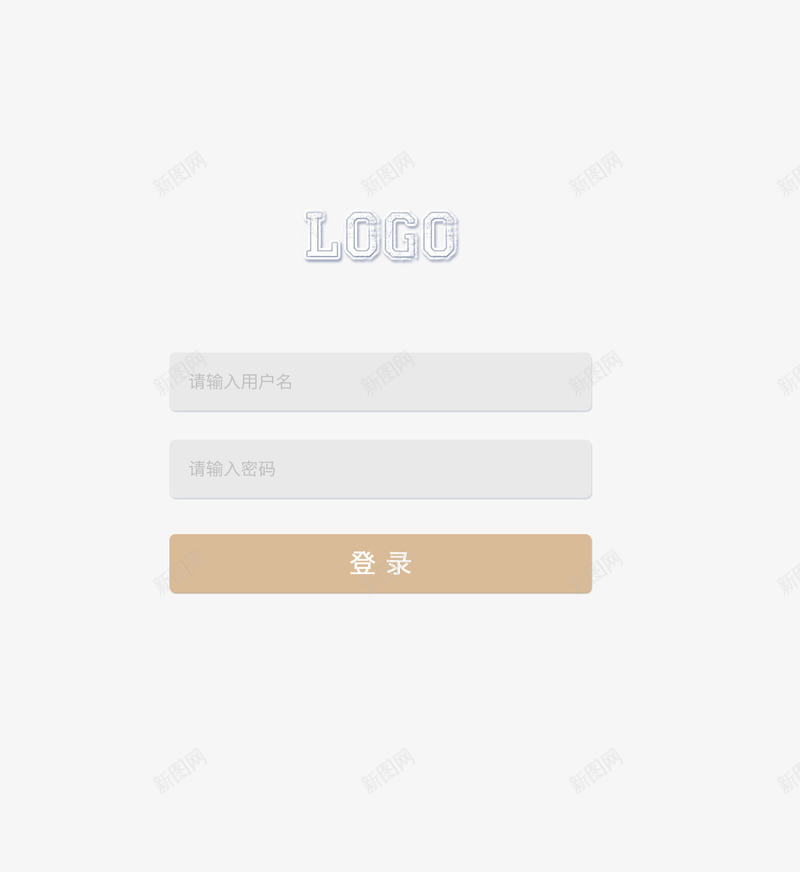 黄色登录注册页面psd免抠素材_新图网 https://ixintu.com 注册 注册页面 登录 页面 黄色