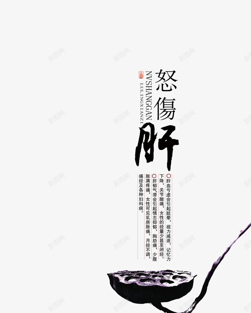 怒伤肝png免抠素材_新图网 https://ixintu.com 健康 养生表 怒伤肝 文字排版