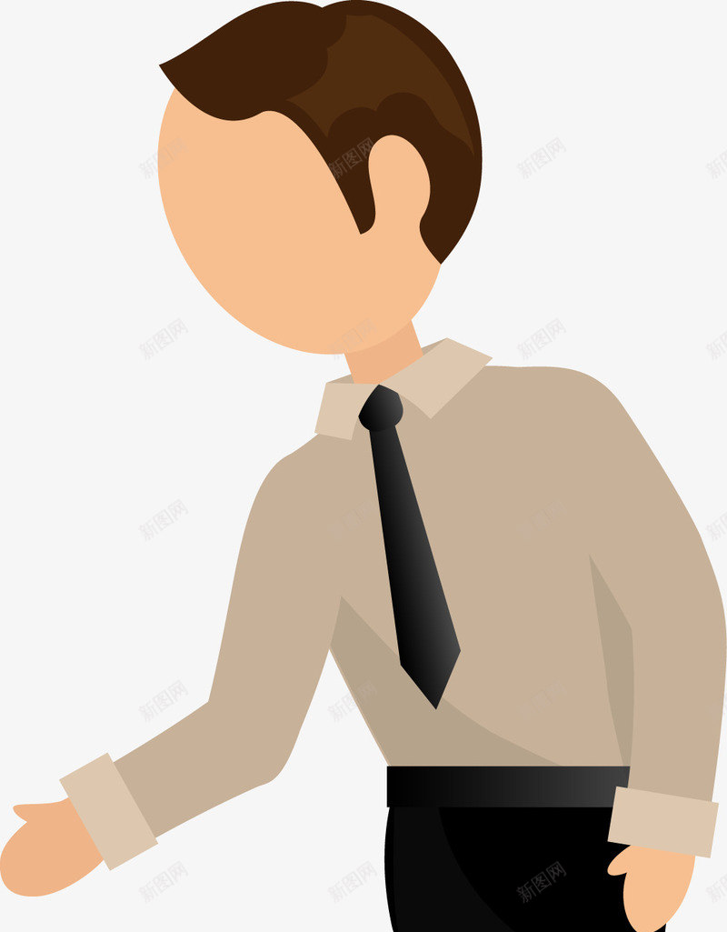 商务职场销售人物png免抠素材_新图网 https://ixintu.com 员工 商务 男士 职员 销售员