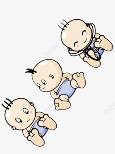 可爱的小孩png免抠素材_新图网 https://ixintu.com 可爱 尿不湿 彩色 简单