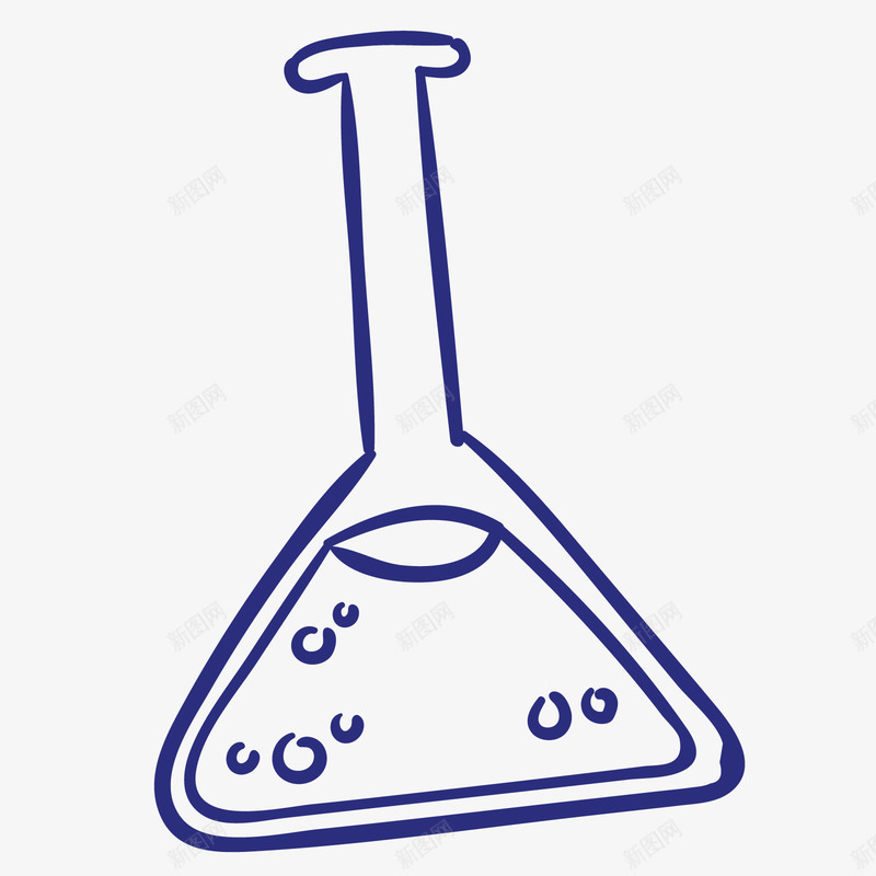 烧瓶图标可爱卡通png_新图网 https://ixintu.com 化学 卡通 图标 生物 纳米 纳米科技