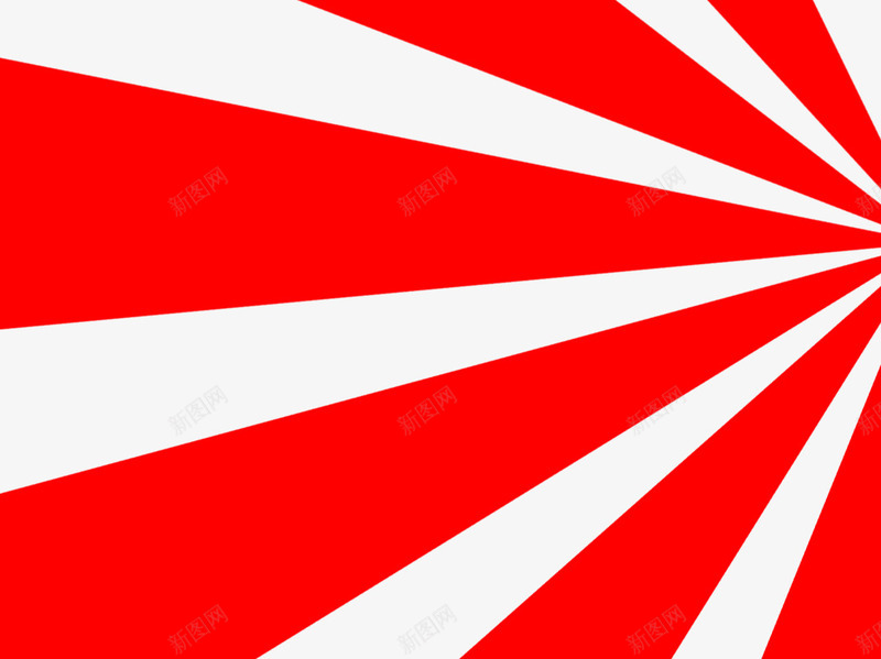 红色简约线条png免抠素材_新图网 https://ixintu.com 放射性 放射性线条 简约 红色 线条