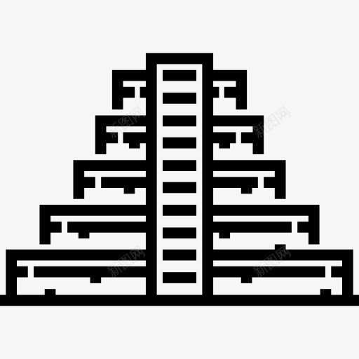 Teotihuacan图标png_新图网 https://ixintu.com 地标 墨西哥 建筑 特奥蒂瓦坎 纪念碑 美国
