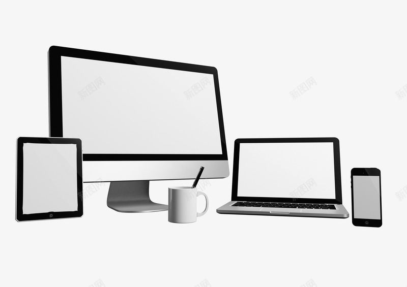 商务VI样机psd免抠素材_新图网 https://ixintu.com PSD VI免费下载 VI效果图 创意 电子产品 科技公司