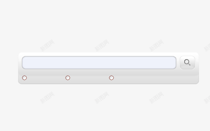 网页搜索框png免抠素材_新图网 https://ixintu.com psd源文件 搜索框 暂无 查询 白色框 跳转页面