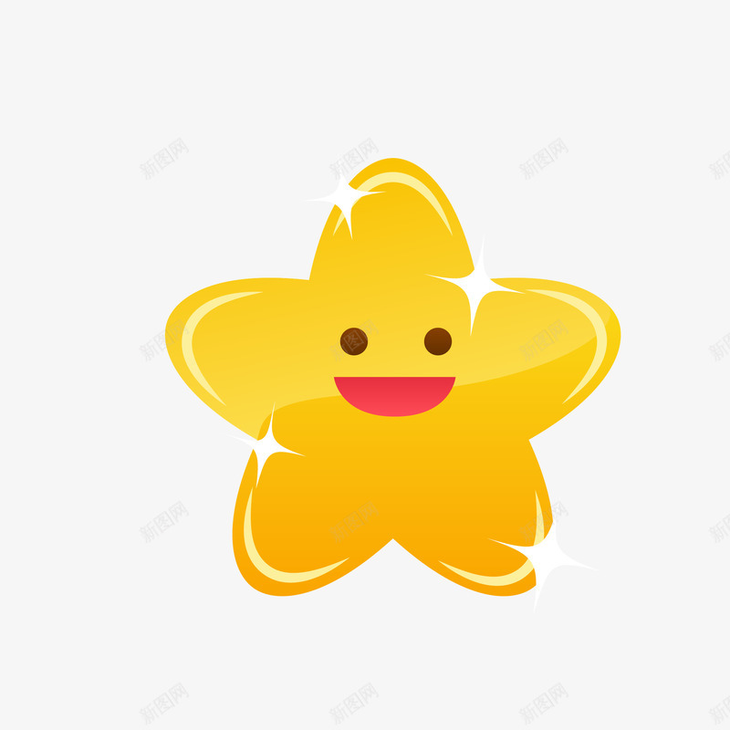 手绘有趣五角星星png免抠素材_新图网 https://ixintu.com png卡通 五角星形星星 五角星芒 免抠图 图案 开心 微笑 手绘 有趣 装饰