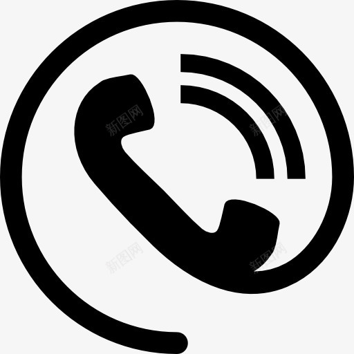 电话联系图标png_新图网 https://ixintu.com 工具和器具 电话 紧急情况联系人 聊天