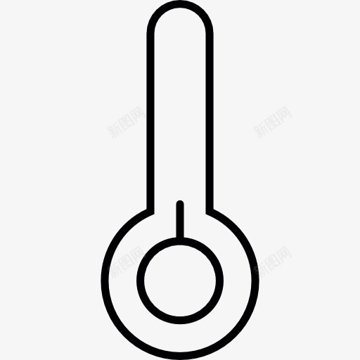 低温图标png_新图网 https://ixintu.com 冬天 工具 水银温度 测量 温度计