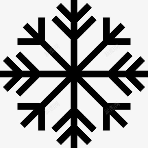 Snowflake图标png_新图网 https://ixintu.com 下雪了 冬天 冷 冻 圣诞节 自然 雪