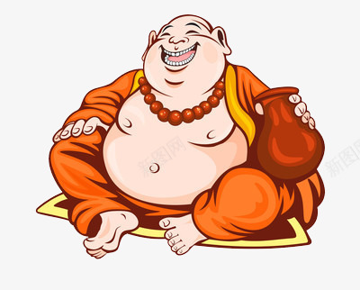 笑口常开的菩萨png免抠素材_新图网 https://ixintu.com 佛教 保佑 开心 观音菩萨图片