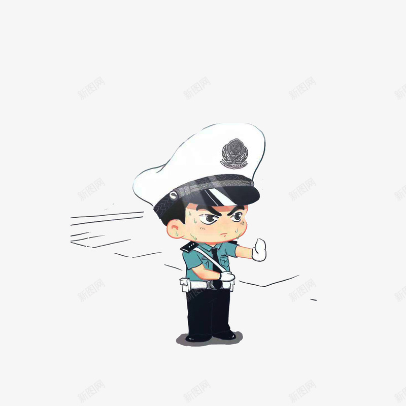 烈日下指挥交通的交警png免抠素材_新图网 https://ixintu.com 交警手势 大汗淋漓 大汗淋漓的交警 汗如雨下 烈日下指挥交通的交警 直行辅助手势
