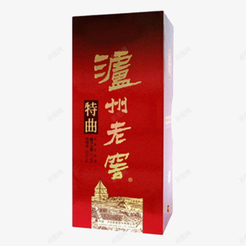 泸州老窖特曲浓香型白酒png免抠素材_新图网 https://ixintu.com 52度 产品实物 正品 盒装