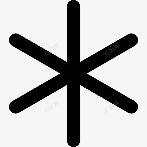 Snowflake图标png_新图网 https://ixintu.com frost 冬天 天气 寒冷 自然 雪 雪花