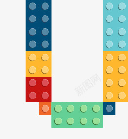积木字母Upng免抠素材_新图网 https://ixintu.com 创意字母 现代 积木字母数字