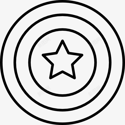 美国队长图标png_新图网 https://ixintu.com superheroe 奇迹 标志 标识 漫画 电影