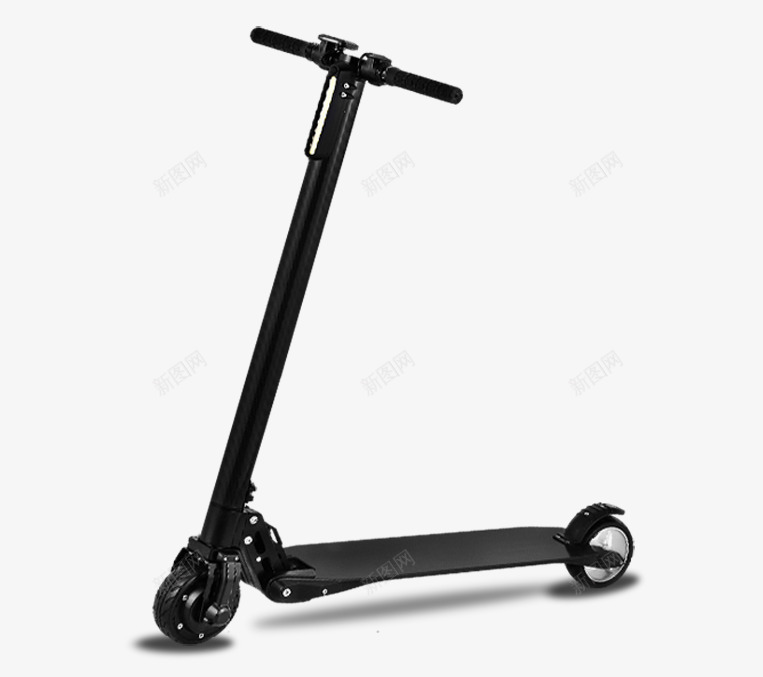 黑色滑板车png免抠素材_新图网 https://ixintu.com 产品实物 儿童 出行工具 滑板车 玩具 黑色