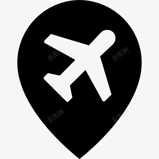 机场图标png_新图网 https://ixintu.com 占位符 机场 运输 飞机 飞行