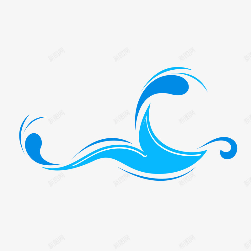 蓝色水波水滴矢量图ai免抠素材_新图网 https://ixintu.com 冲浪 水波 水滴 河水 波浪 波纹 海洋 蓝色 矢量图