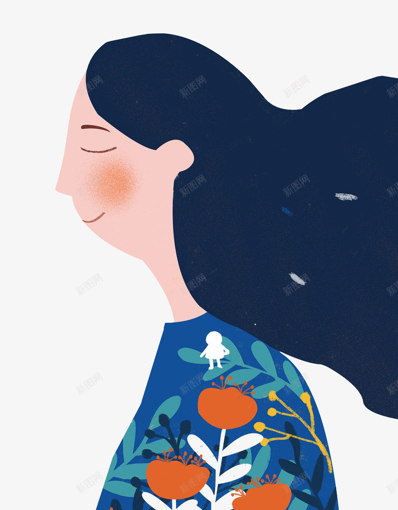手绘人物插画母亲节妈妈插图png免抠素材_新图网 https://ixintu.com 人物 妈妈插图 手绘 插画 母亲节 装饰插图 装饰画
