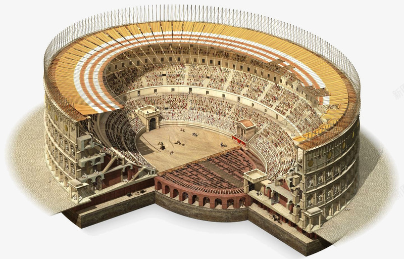 罗马竞技场建模png免抠素材_新图网 https://ixintu.com 古竞技场 名胜古迹 建筑 意大利 斗兽场 竞技场 罗马 罗马竞技场