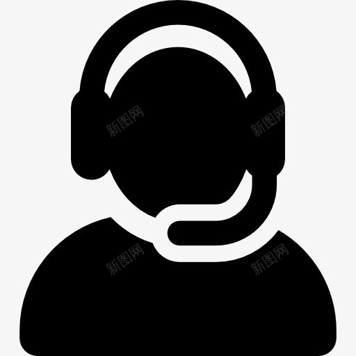 客户服务图标png_新图网 https://ixintu.com 人头像 呼叫 商务和购物 客户服务 技术 电话支持 白领头像 耳机 麦克风