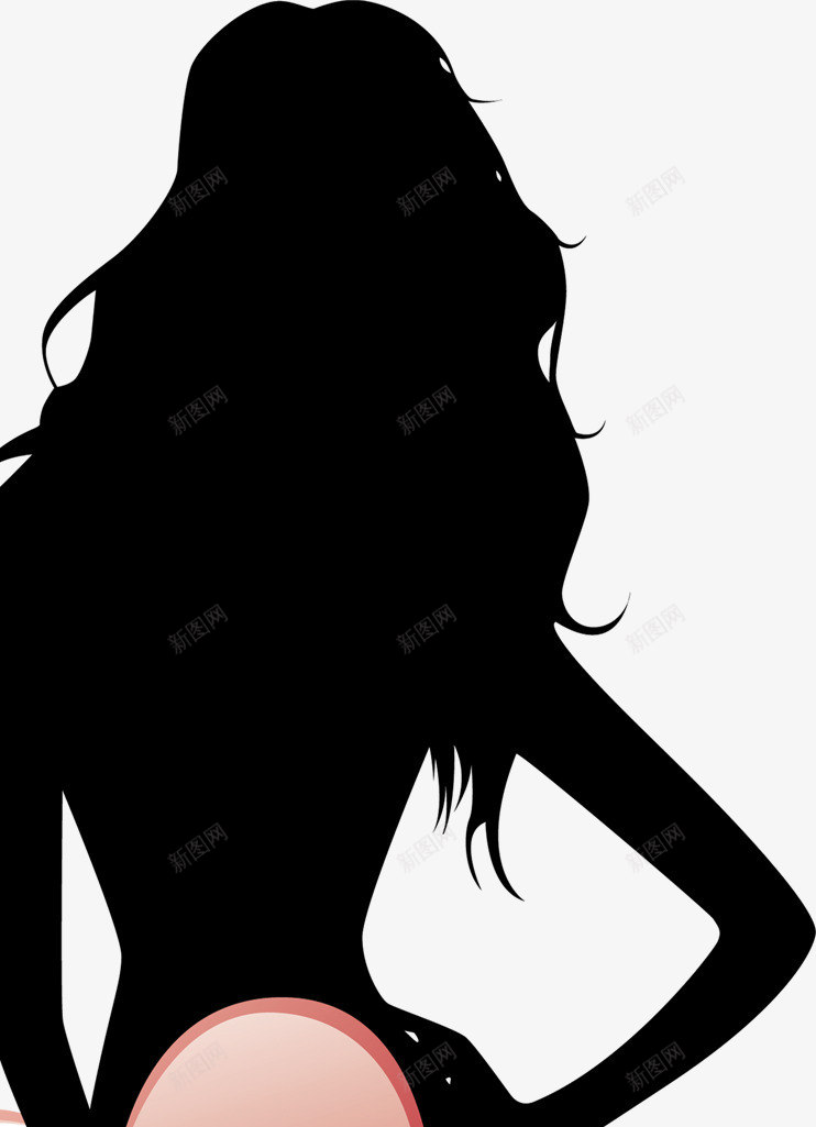 女士剪影情人花活动页面png免抠素材_新图网 https://ixintu.com 剪影 女士 情人 活动 页面