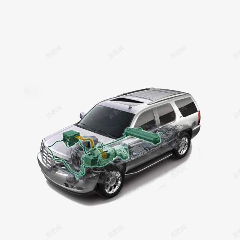 银色凯雷德透视图png免抠素材_新图网 https://ixintu.com 汽车结构图 汽车透视图 结构透视图 银色凯雷德透视图 高清