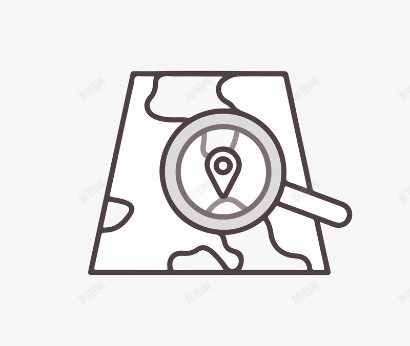 地图标关键点png_新图网 https://ixintu.com ai格式 icon nbs ppt 关键点 创意 图标 图案 地图 扁平设计 数据