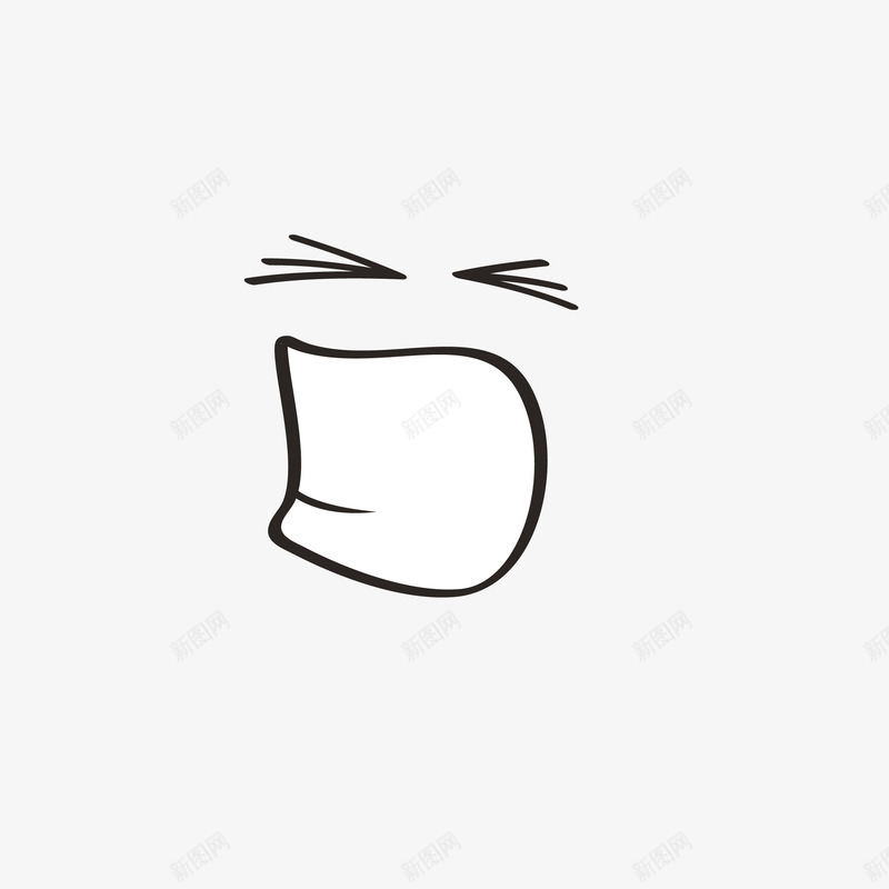 痛苦的人黑色卡通表情矢量图图标eps_新图网 https://ixintu.com 卡通 卡通线条 卡通表情 可爱表情 痛苦的 表情 黑色 黑色线条 矢量图