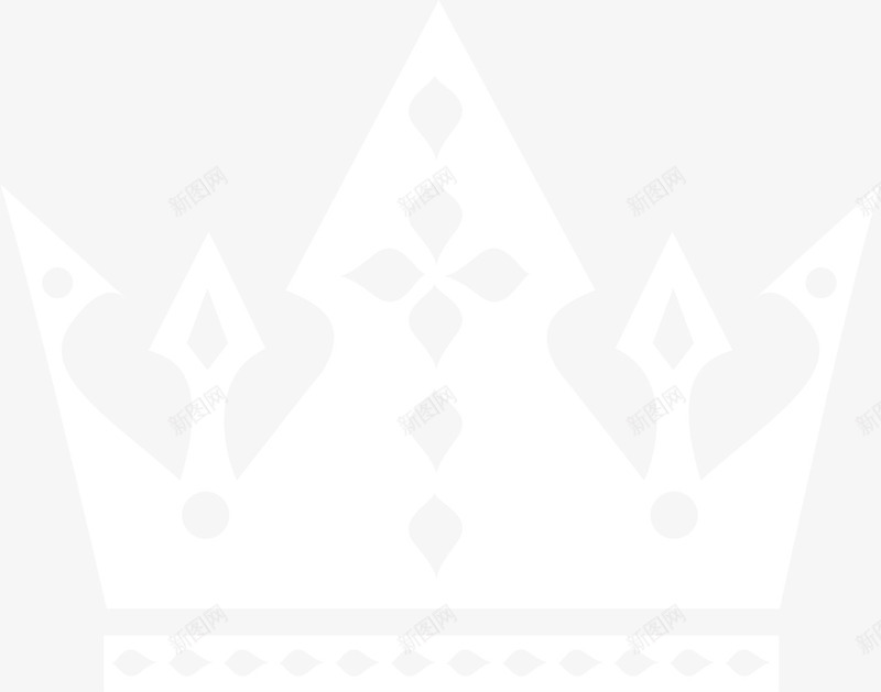 白色手绘金属皇冠矢量图图标eps_新图网 https://ixintu.com 卡通皇冠 手绘 白色 矢量皇冠 银皇冠 银质皇冠 镀银皇冠 矢量图