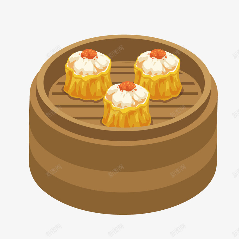 甜品糕点png免抠素材_新图网 https://ixintu.com 小吃 笼子 美食 蒸笼 零食 食物
