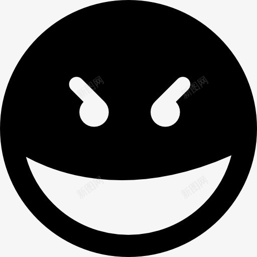 邪恶的微笑表情面对广场图标png_新图网 https://ixintu.com 图案 平方 微笑 接口 表情 面对邪恶