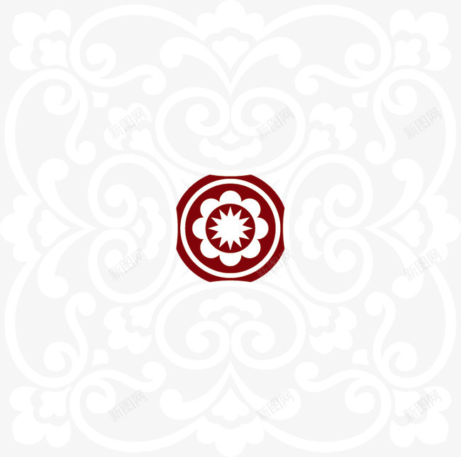 窗花底纹png免抠素材_新图网 https://ixintu.com 中国风免费下载 典雅 古典 吉祥 底纹 窗花 花纹